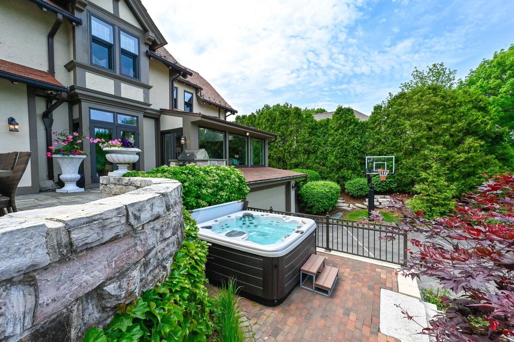 Enchanting Tudor-Style Residence with Breathtaking Lake Michigan Views in Wisconsin for $2.95 Million