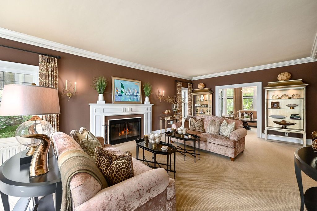 Enchanting Tudor-Style Residence with Breathtaking Lake Michigan Views in Wisconsin for $2.95 Million