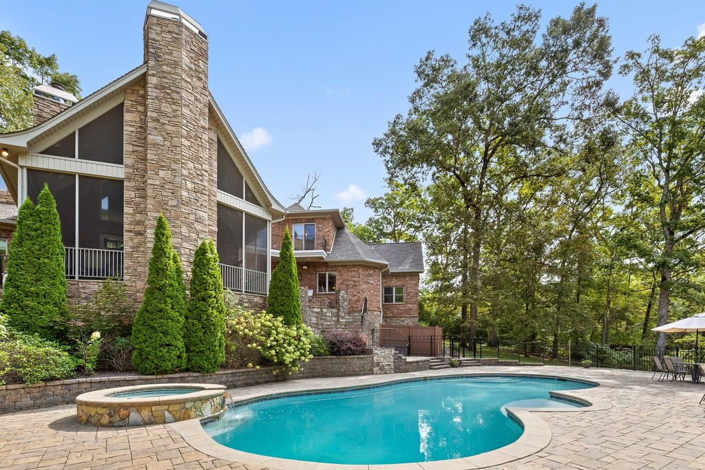 Endless Summer at Your Doorstep: Luxurious Lakefront Estate in Ooltewah, Tennessee, Offered at $2.65 Million