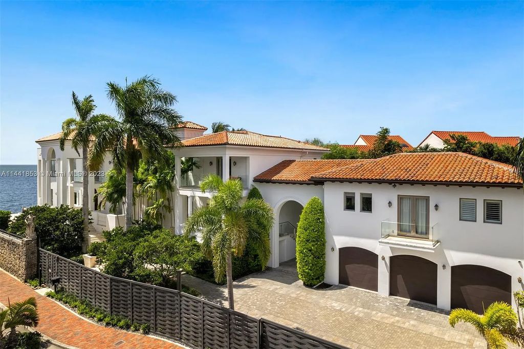Discover the epitome of luxury waterfront living at 3590 Crystal View Court, Miami, Florida. This magnificent mansion offers 6 bedrooms, 10 bathrooms, and 13,930 square feet of living space on a spacious 0.45-acre lot.
