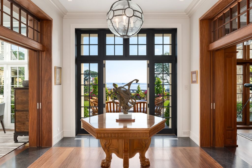 Exquisite $47.5 Million Waterfront French Manor in Exclusive Mead Point, Greenwich, Connecticut