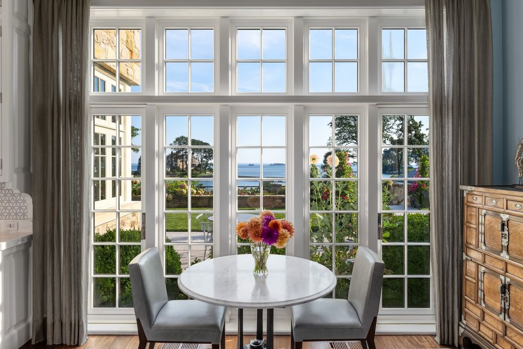 Exquisite $47.5 Million Waterfront French Manor in Exclusive Mead Point, Greenwich, Connecticut