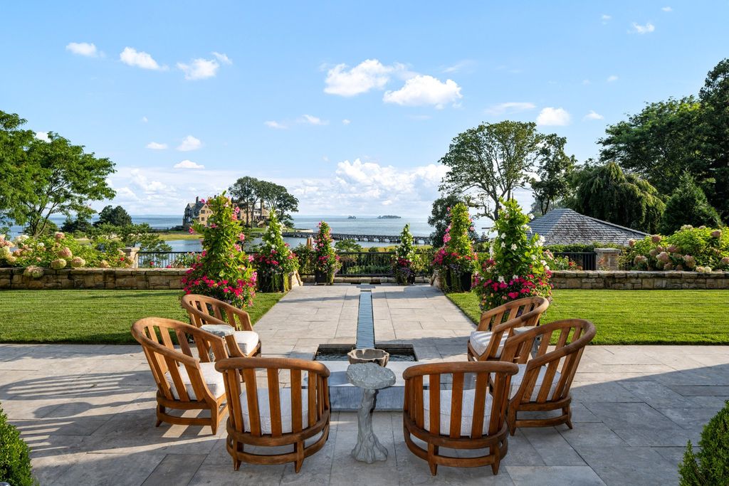 Exquisite $47.5 Million Waterfront French Manor in Exclusive Mead Point, Greenwich, Connecticut