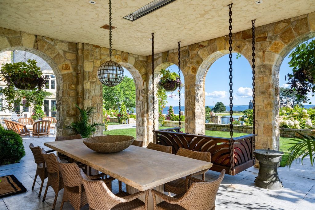 Exquisite $47.5 Million Waterfront French Manor in Exclusive Mead Point, Greenwich, Connecticut
