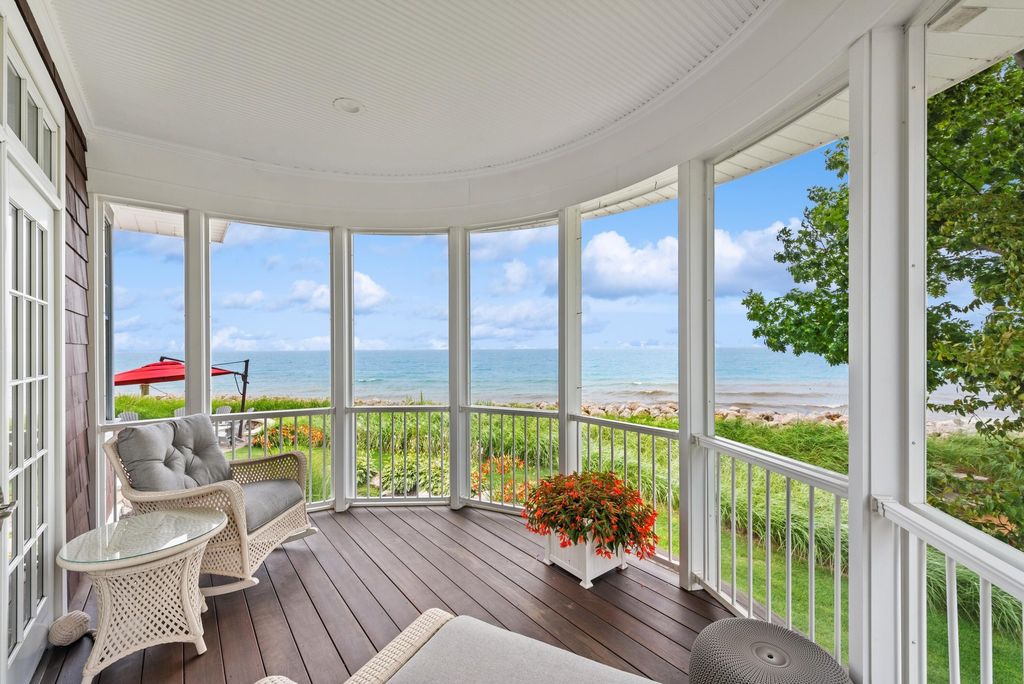 Exquisite Luxury Living: Private Beachfront Estate in South Haven, Michigan Priced at $6.75 Million