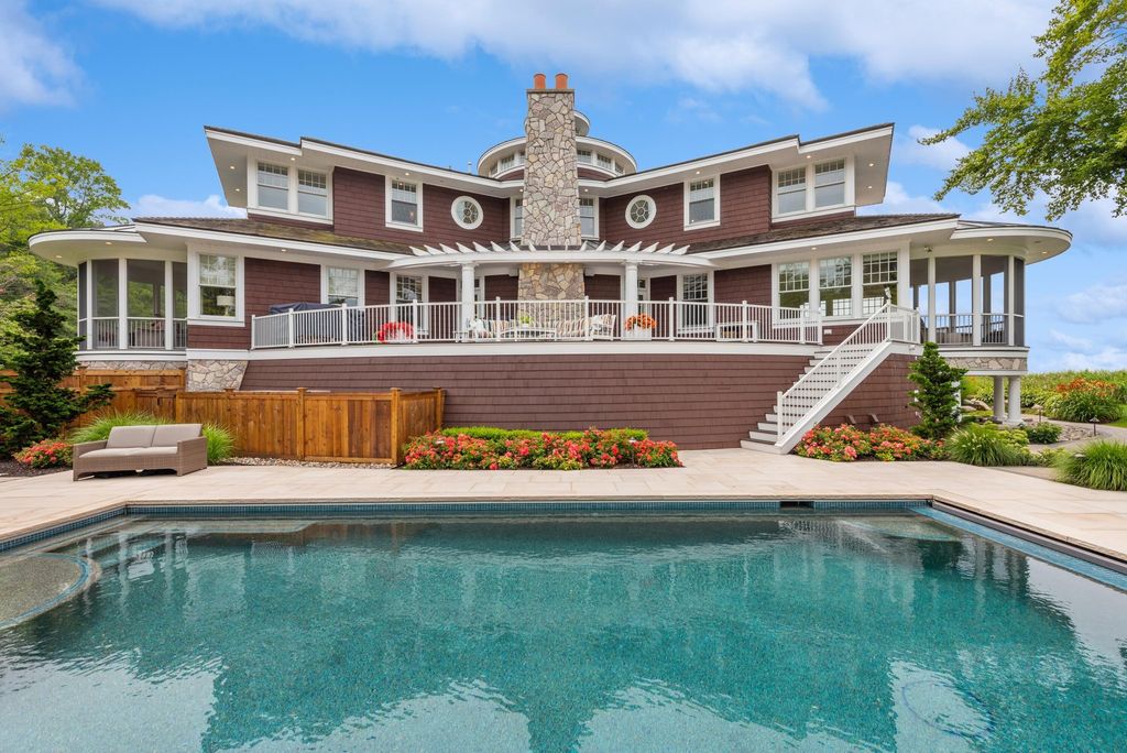 Exquisite Luxury Living: Private Beachfront Estate in South Haven, Michigan Priced at $6.75 Million