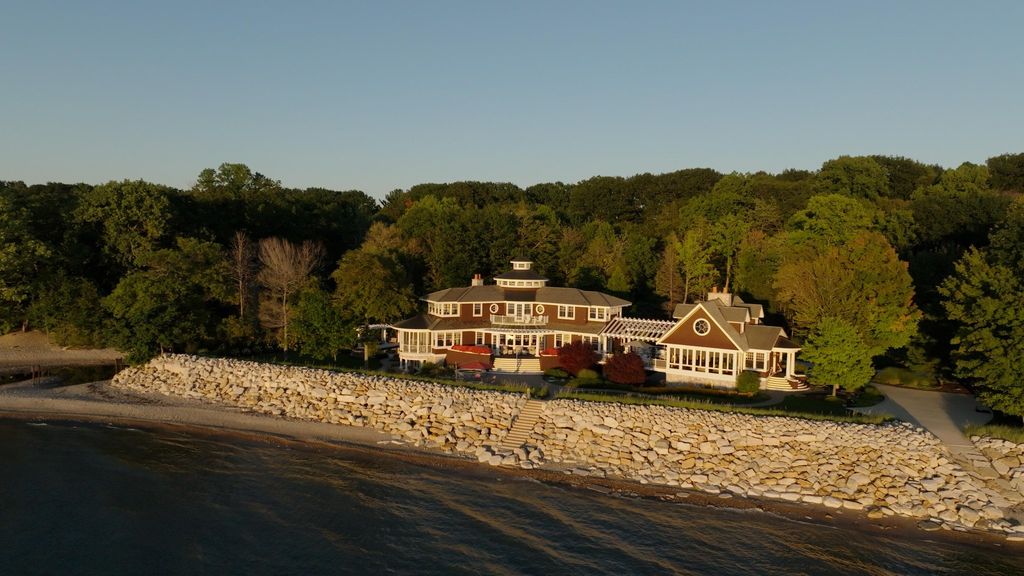 Exquisite Luxury Living: Private Beachfront Estate in South Haven, Michigan Priced at $6.75 Million