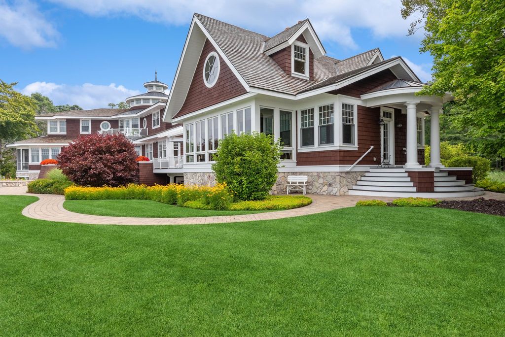 Exquisite Luxury Living: Private Beachfront Estate in South Haven, Michigan Priced at $6.75 Million