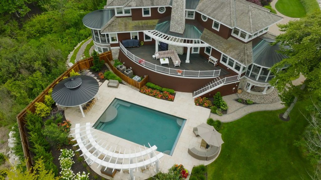 Exquisite Luxury Living: Private Beachfront Estate in South Haven, Michigan Priced at $6.75 Million