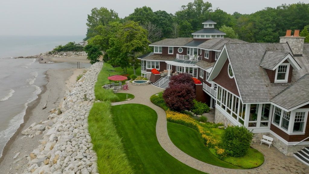 Exquisite Luxury Living: Private Beachfront Estate in South Haven, Michigan Priced at $6.75 Million