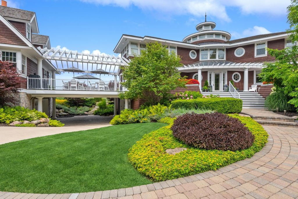 Exquisite Luxury Living: Private Beachfront Estate in South Haven, Michigan Priced at $6.75 Million