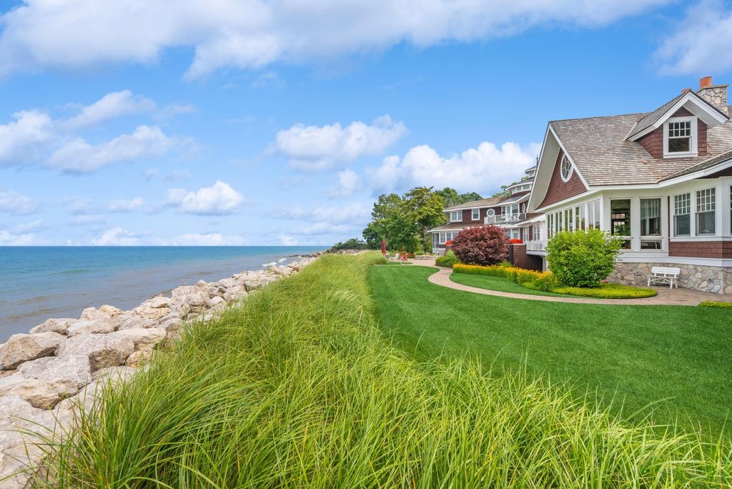 Exquisite Luxury Living: Private Beachfront Estate in South Haven, Michigan Priced at $6.75 Million