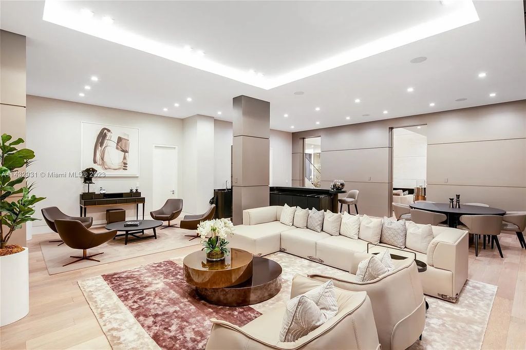 Luxury awaits in this 2021-built, 6-bed, 9-bath modern masterpiece in Fort Lauderdale's Harbor Beach gated community. Designed by Randall Stofft and crafted by Sarkela Corp, this 9,451 sq ft home features 120 ft of Intracoastal frontage, a lap pool, and outdoor kitchen.