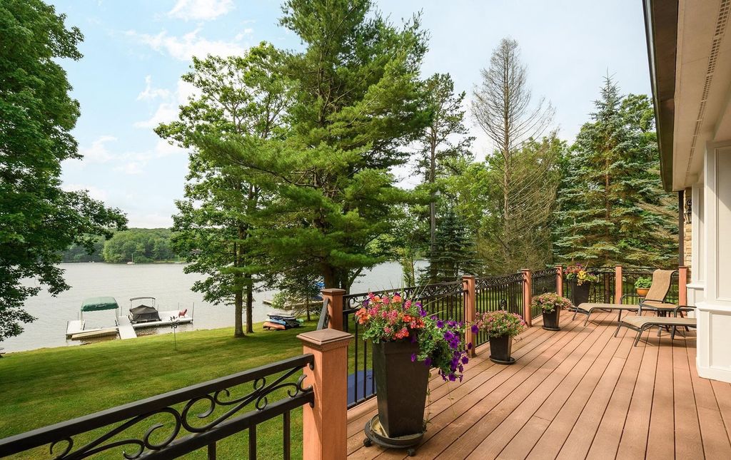 Extraordinary Lakefront Luxury: Stunning Stone and Stucco Home in Oakland, Maryland Offered at $3.95 Million