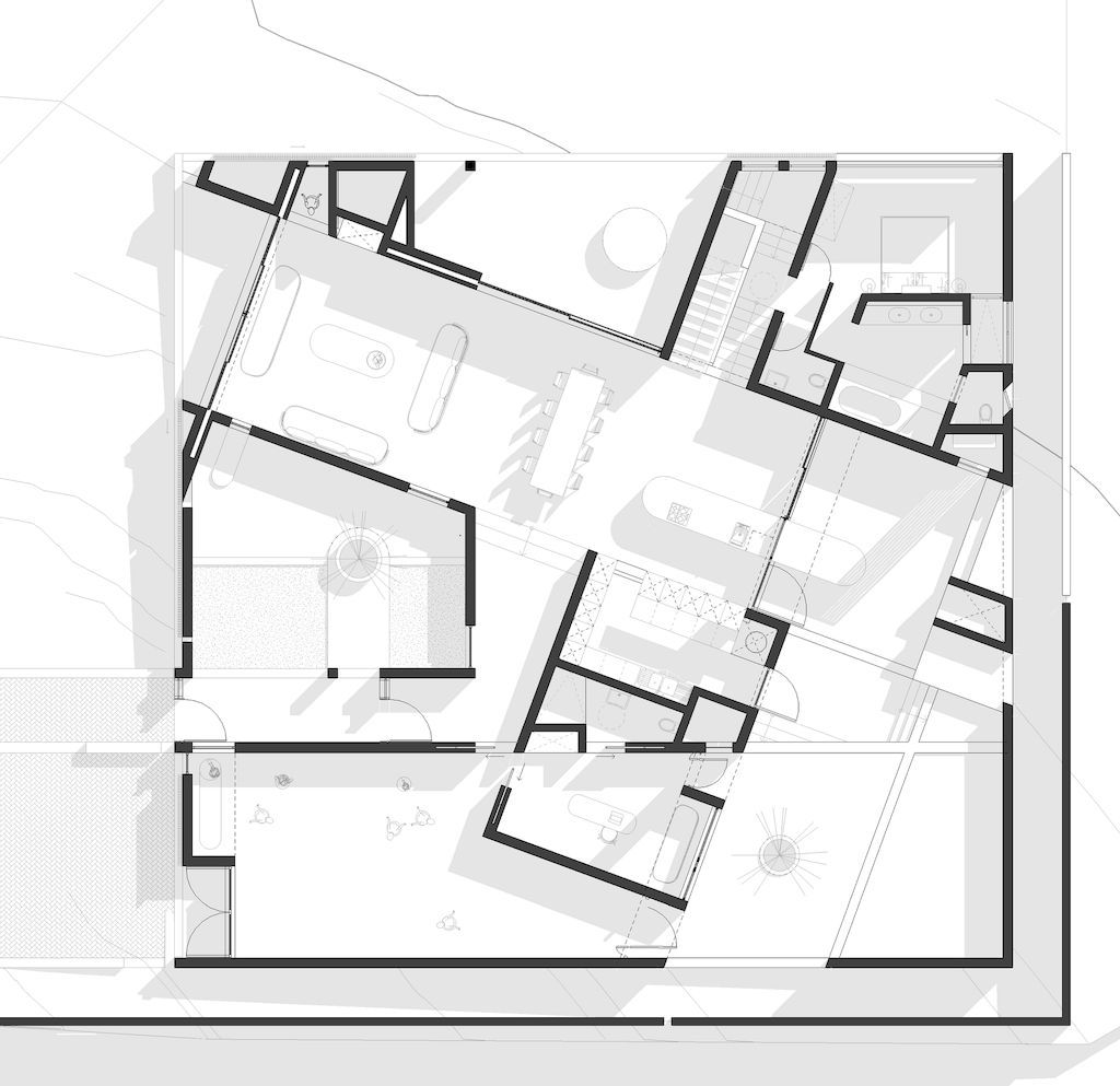 Kunshuis House and Gallery with art gallery Display by Strukt Architects
