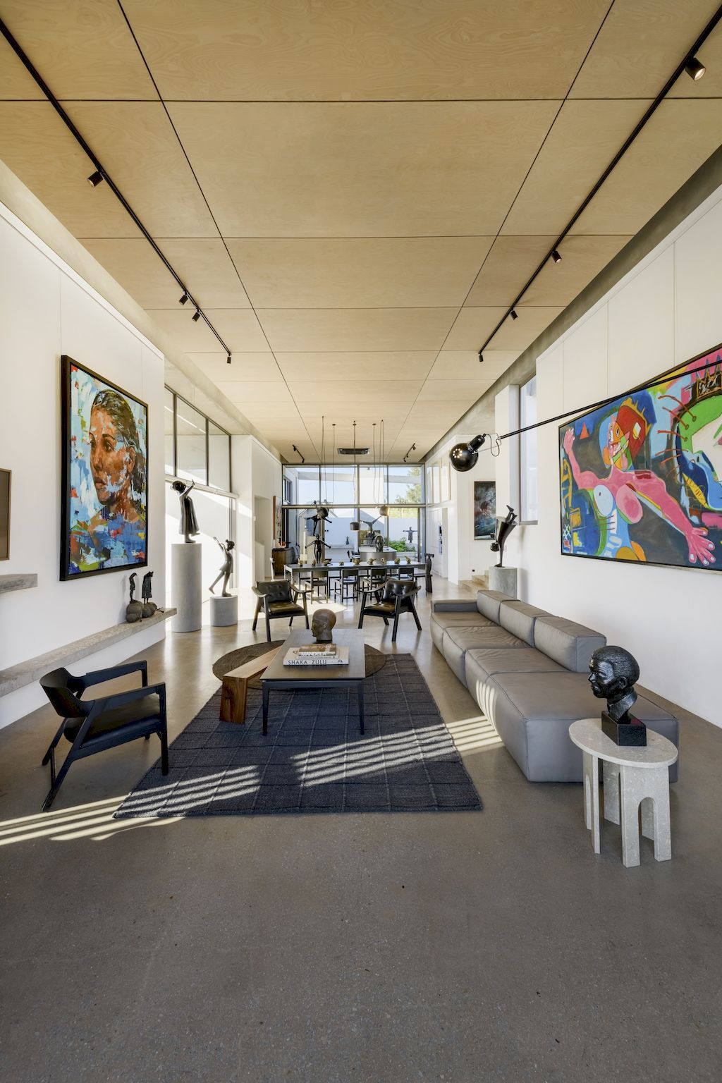 Kunshuis House and Gallery with art gallery Display by Strukt Architects