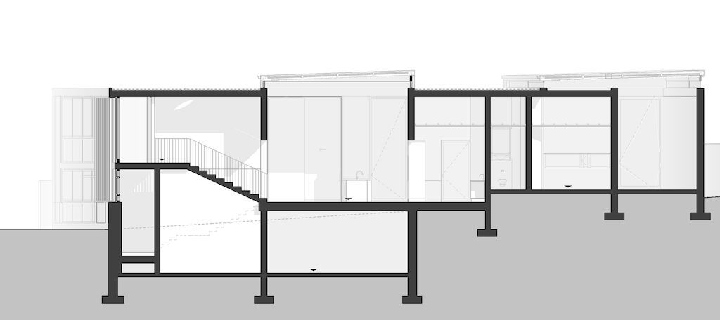 Kunshuis House and Gallery with art gallery Display by Strukt Architects