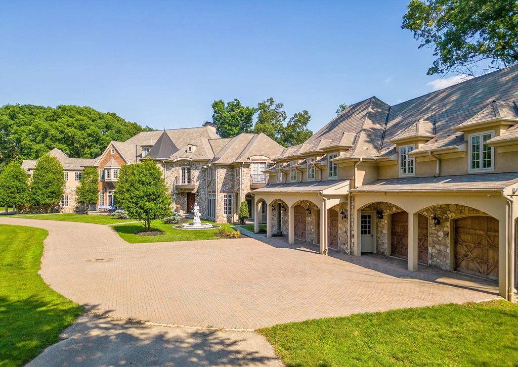 Lafayette Hill, Pennsylvania Gem: Stone Home with Exceptional Craftsmanship Listed for $3.45 Million