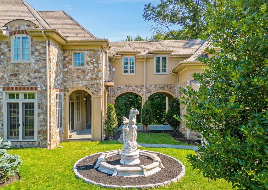 Lafayette Hill, Pennsylvania Gem: Stone Home with Exceptional Craftsmanship Listed for $3.45 Million