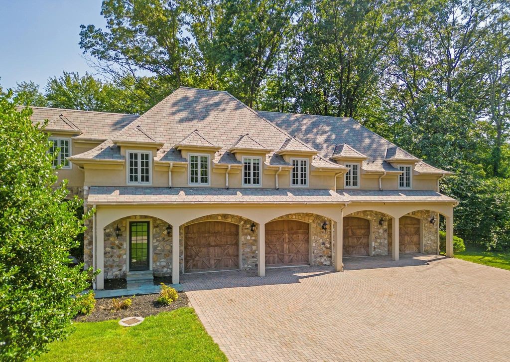 Lafayette Hill, Pennsylvania Gem: Stone Home with Exceptional Craftsmanship Listed for $3.45 Million