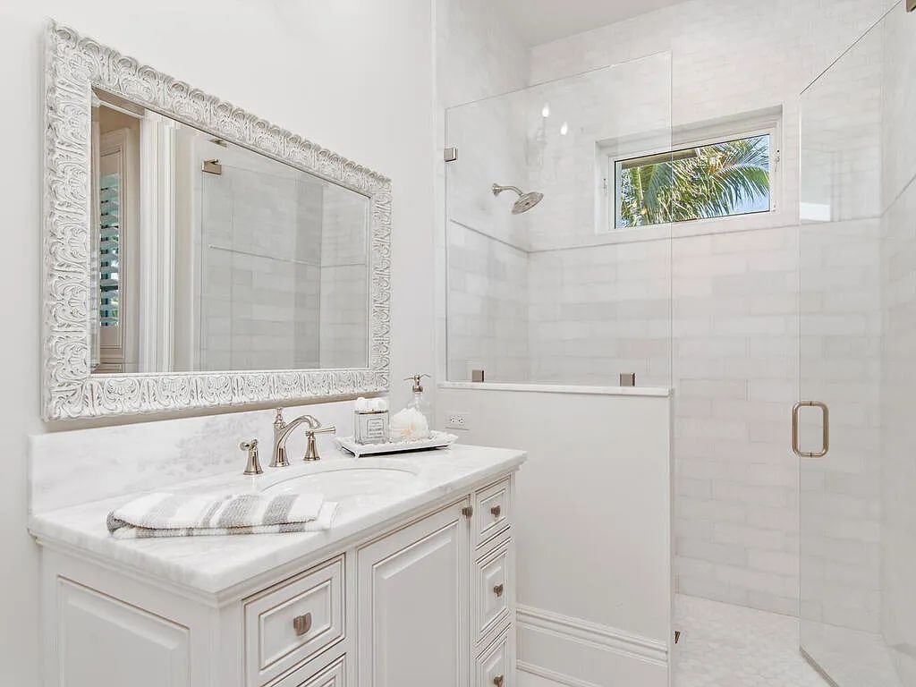 Discover your dream home at 1340 Caxambas Ct, Marco Island, Florida! This 5-bed, 5-bath luxury residence with a theater room boasts 5,007 sq ft of impeccable craftsmanship, situated on 0.59 acres with 248 ft of water frontage and a newer seawall, ensuring endless views and quick access to Caxambas Pass.