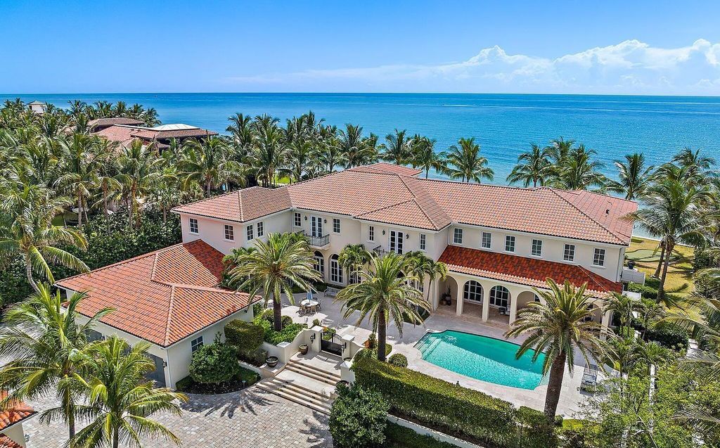 Nestled between the majestic Atlantic Ocean and the tranquil Intracoastal Waterway lies the extraordinary ''Villa Oceano Azul.'' This stunning estate is located in the prestigious estate section of Manalapan, Florida, and embodies the epitome of luxury living.