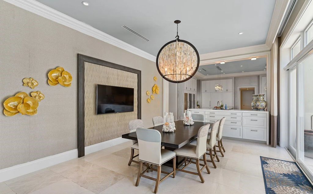 Nestled between the majestic Atlantic Ocean and the tranquil Intracoastal Waterway lies the extraordinary ''Villa Oceano Azul.'' This stunning estate is located in the prestigious estate section of Manalapan, Florida, and embodies the epitome of luxury living.