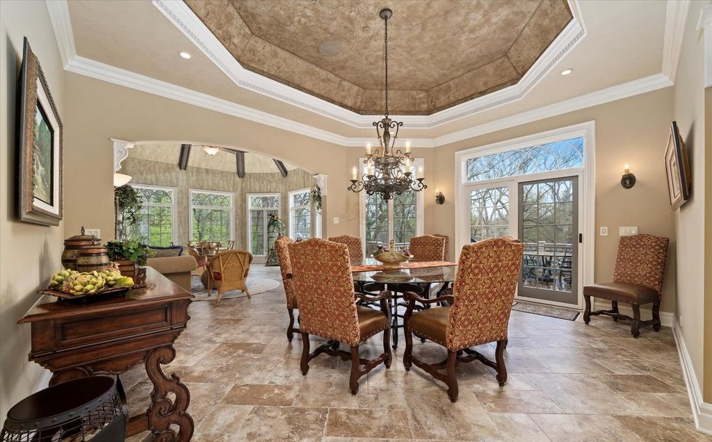 Stunning Custom-Built Home on 16 Acres of Magnificent Landscape in Elburn, Illinois for $3.498 Million