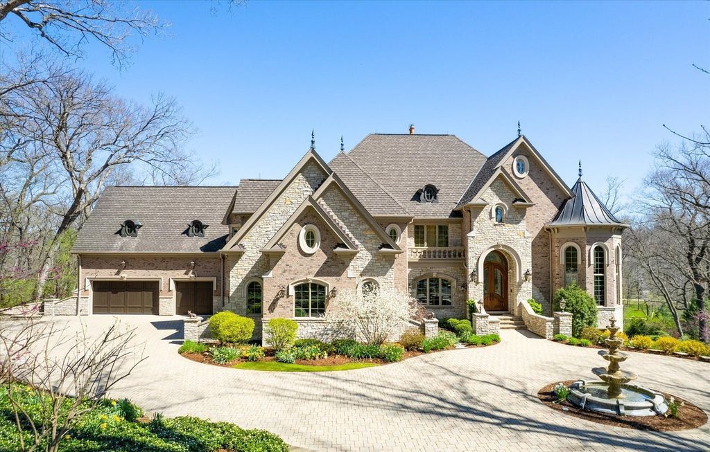 Stunning Custom-Built Home on 16 Acres of Magnificent Landscape in Elburn, Illinois for $3.498 Million
