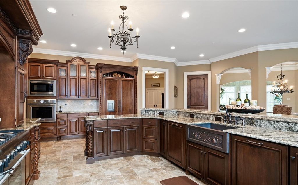 Stunning Custom-Built Home on 16 Acres of Magnificent Landscape in Elburn, Illinois for $3.498 Million