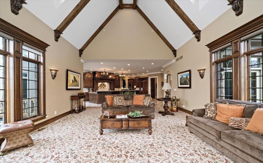 Stunning Custom-Built Home on 16 Acres of Magnificent Landscape in Elburn, Illinois for $3.498 Million