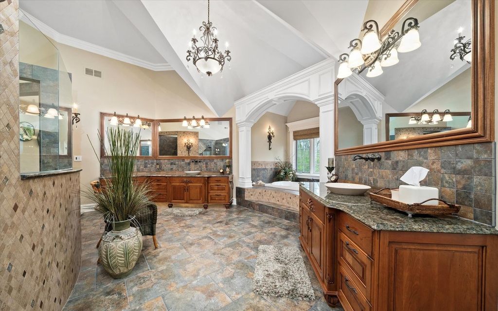 Stunning Custom-Built Home on 16 Acres of Magnificent Landscape in Elburn, Illinois for $3.498 Million