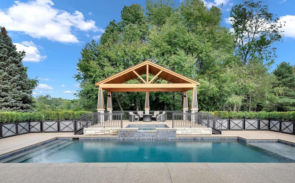 Timeless Elegance Meets Natural Beauty: Custom Ranch Estate in Rochester, Michigan, Listed at $3,999,900