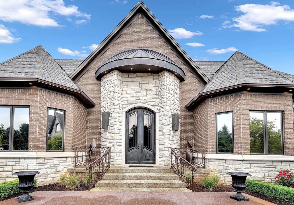 Timeless Elegance Meets Natural Beauty: Custom Ranch Estate in Rochester, Michigan, Listed at $3,999,900
