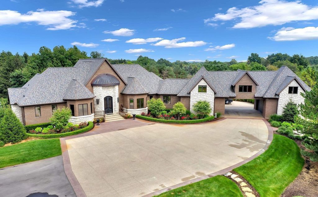 Timeless Elegance Meets Natural Beauty: Custom Ranch Estate in Rochester, Michigan, Listed at $3,999,900