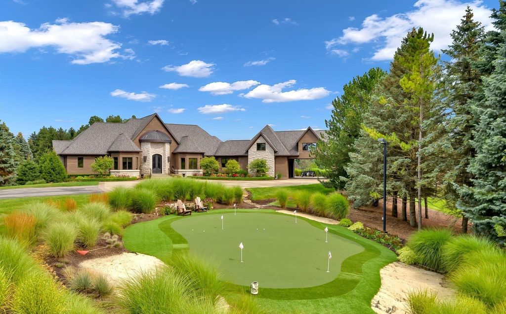 Timeless Elegance Meets Natural Beauty: Custom Ranch Estate in Rochester, Michigan, Listed at $3,999,900