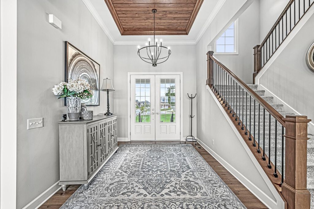 Waterfront Home with Impressive Thoughtful Layout in McCordsville, Indiana for $2.295 Million