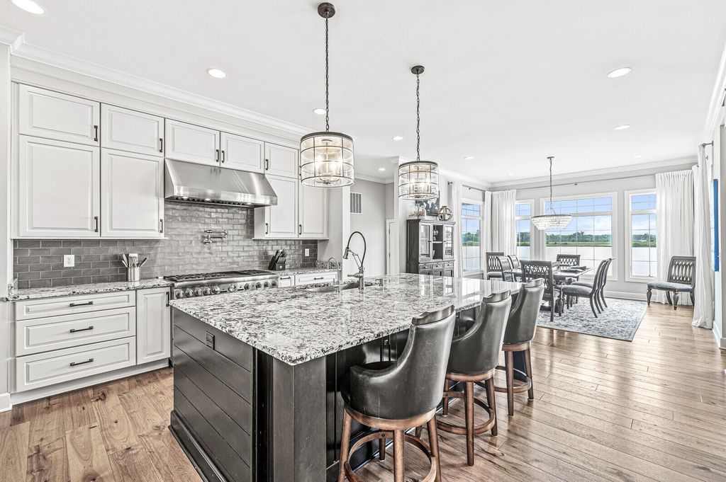 Waterfront Home with Impressive Thoughtful Layout in McCordsville, Indiana for $2.295 Million