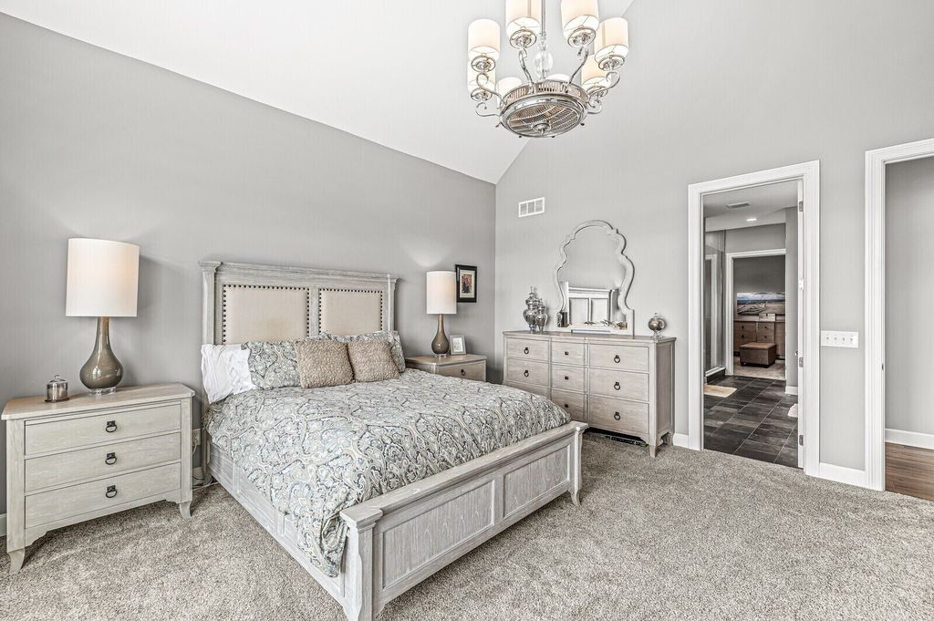 Waterfront Home with Impressive Thoughtful Layout in McCordsville, Indiana for $2.295 Million