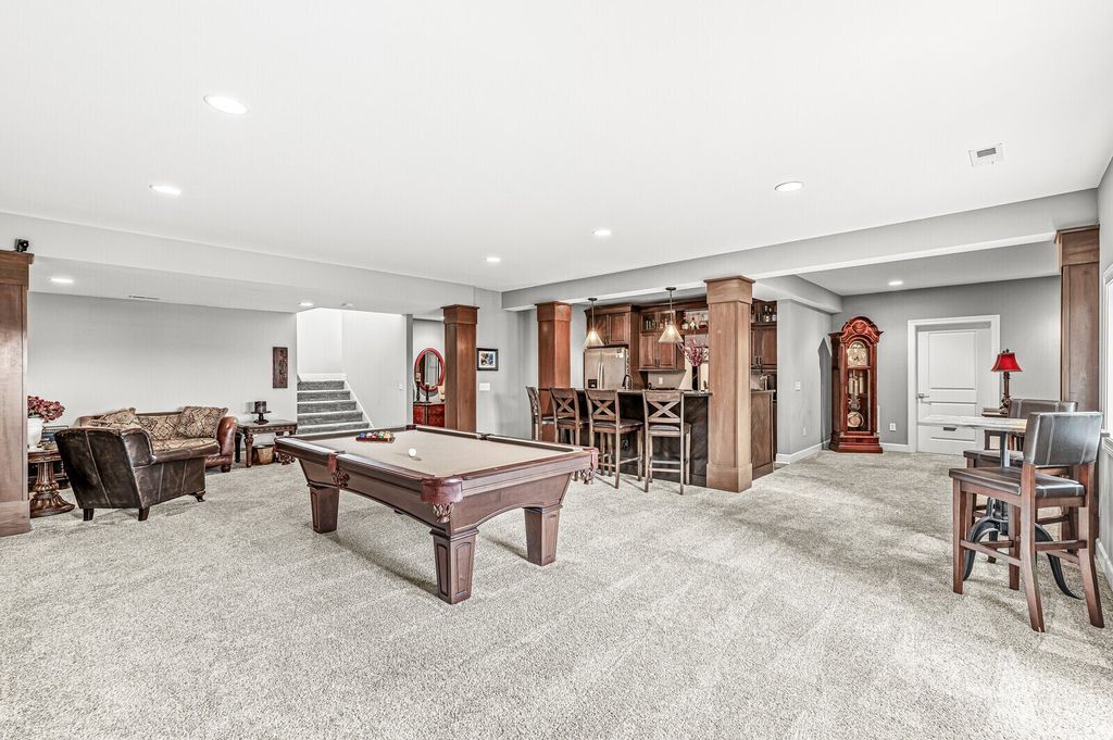 Waterfront Home with Impressive Thoughtful Layout in McCordsville, Indiana for $2.295 Million