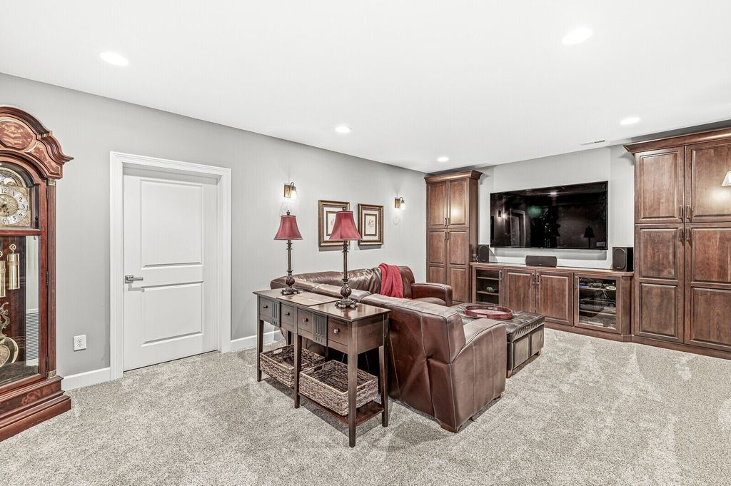Waterfront Home with Impressive Thoughtful Layout in McCordsville, Indiana for $2.295 Million