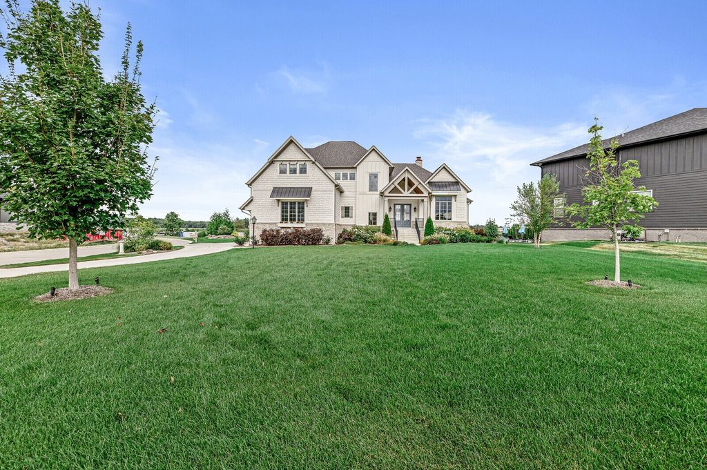 Waterfront Home with Impressive Thoughtful Layout in McCordsville, Indiana for $2.295 Million