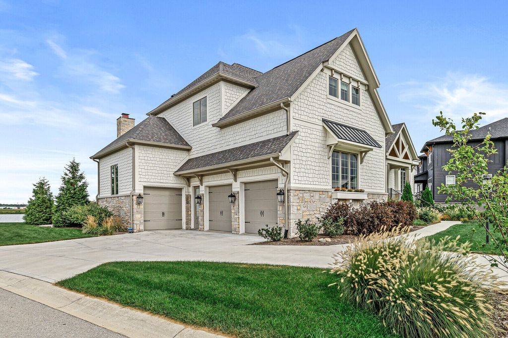 Waterfront Home with Impressive Thoughtful Layout in McCordsville, Indiana for $2.295 Million