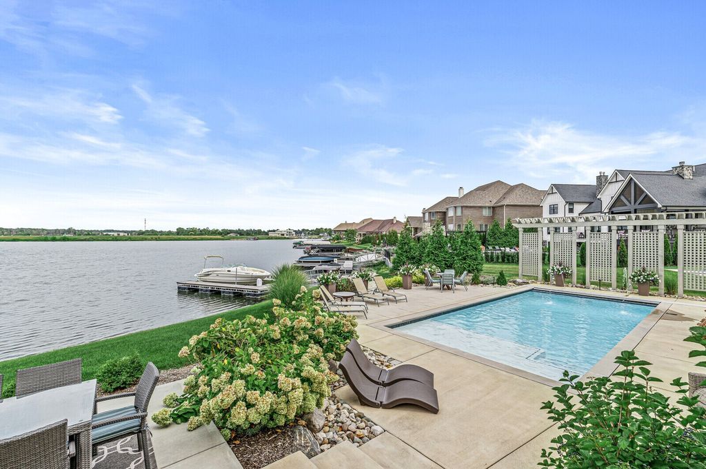 Waterfront Home with Impressive Thoughtful Layout in McCordsville, Indiana for $2.295 Million