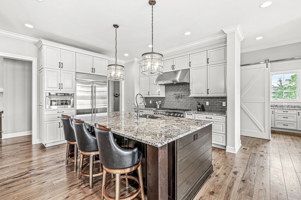 Waterfront Home with Impressive Thoughtful Layout in McCordsville, Indiana for $2.295 Million