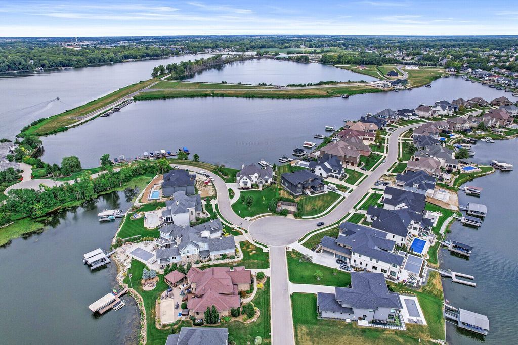 Waterfront Home with Impressive Thoughtful Layout in McCordsville, Indiana for $2.295 Million