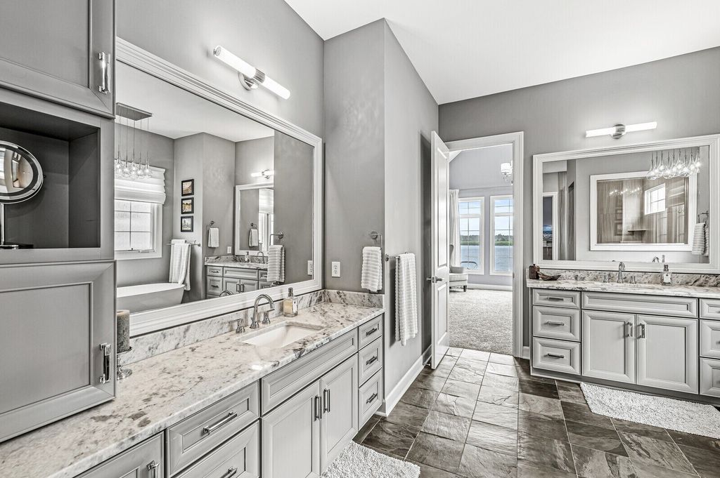 Waterfront Home with Impressive Thoughtful Layout in McCordsville, Indiana for $2.295 Million