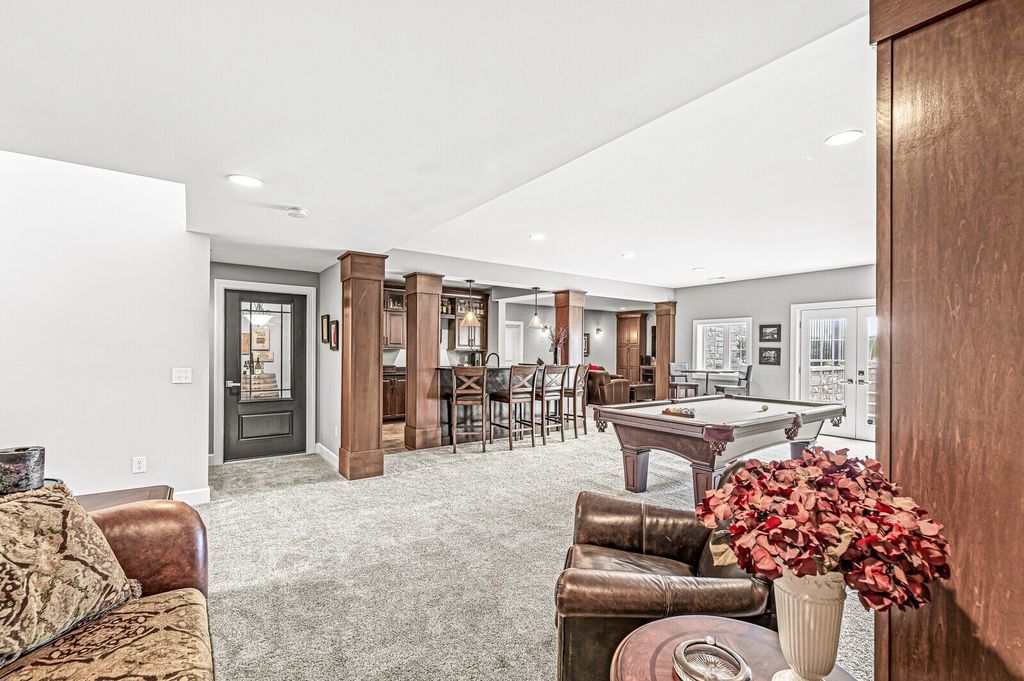 Waterfront Home with Impressive Thoughtful Layout in McCordsville, Indiana for $2.295 Million