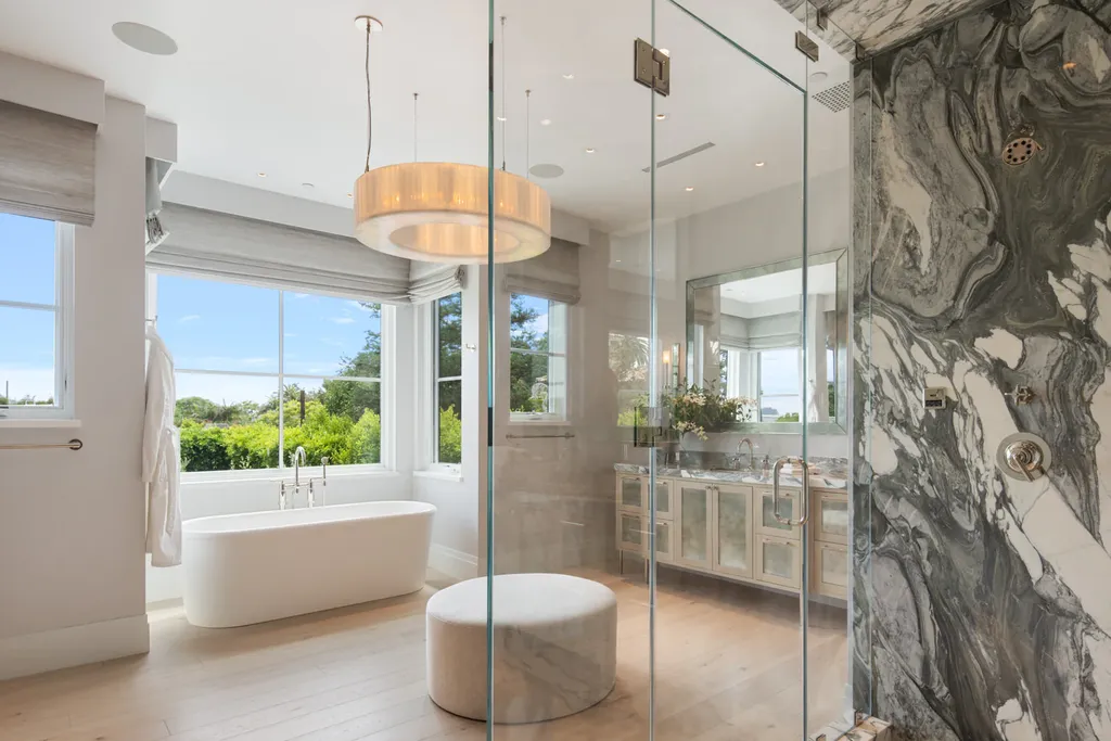 12740 Hanover Street Home in Los Angeles, California. Explore a luxurious and impressive estate in Los Angeles, offering unrivaled panoramic views from downtown to the Pacific Ocean. Floor-to-ceiling automatic glass doors seamlessly blend indoor and outdoor spaces.