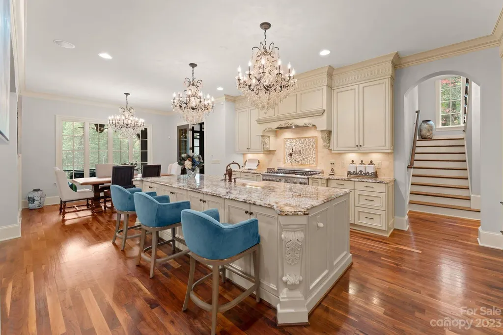 13305 Claysparrow Road Home in Charlotte, North Carolina. Welcome to the epitome of luxury living within the exclusive gates of 13305 Claysparrow Road in The Sanctuary @ Lake Wylie! This immaculately maintained private estate has undergone recent enhancements, including a new roof, AC units, hot water heater, and renovated guest bathrooms.
